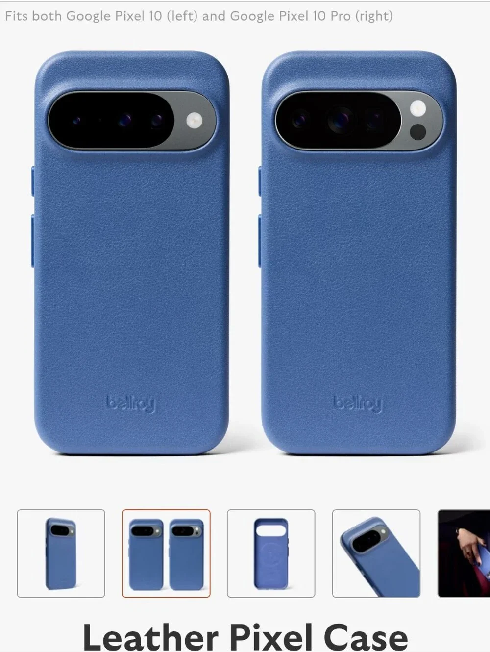 Bellroy Leather Google Pixel 10 Or Pixel 10 Pro Case NiB